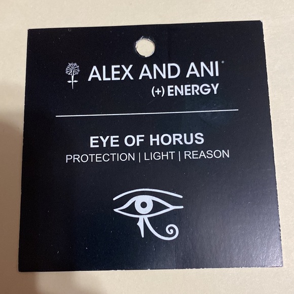 Alex and Ani EYE OF HORUS Charm Bangle - Picture 1 of 5